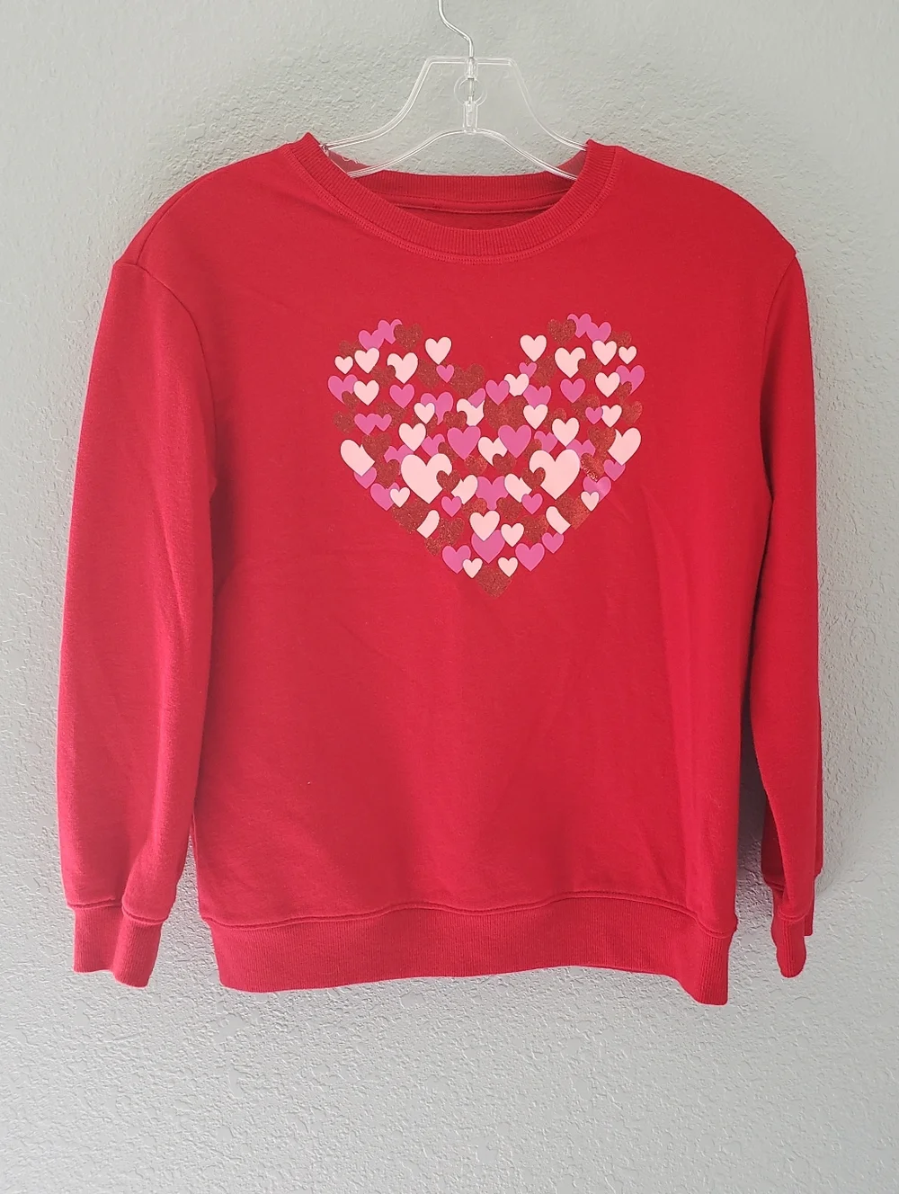Girls' Red‎ Heart Graphic Crewneck Sweatshirt